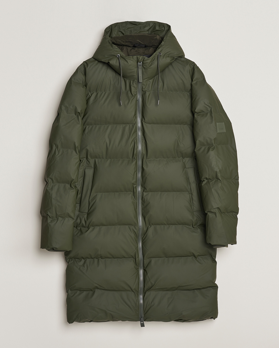 Herren | Jacken | RAINS | Alta Long Puffer Jacket Green