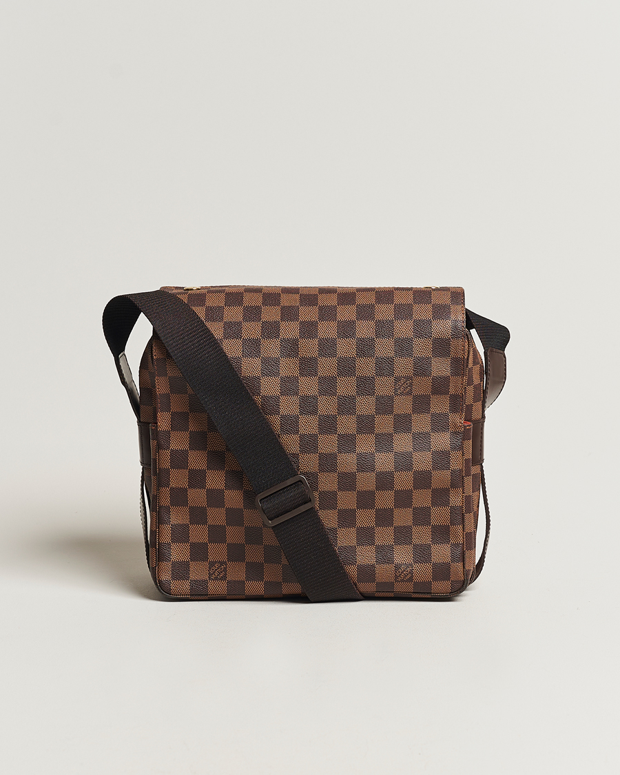 Herren | Louis Vuitton Pre-Owned Naviglio Messenger Bag Damier Ebene | Louis Vuitton Pre-Owned | Naviglio Messenger Bag Damier Ebene