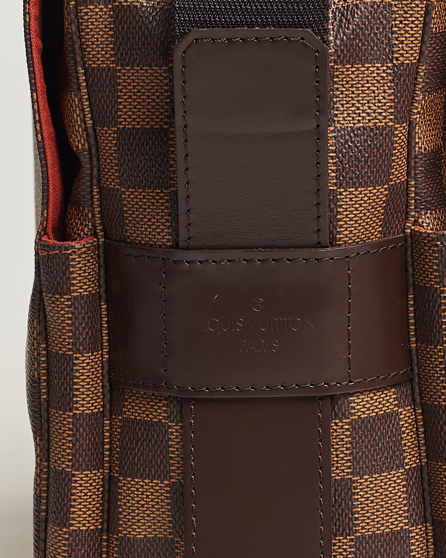 Herren | Louis Vuitton Pre-Owned Naviglio Messenger Bag Damier Ebene | Louis Vuitton Pre-Owned | Naviglio Messenger Bag Damier Ebene