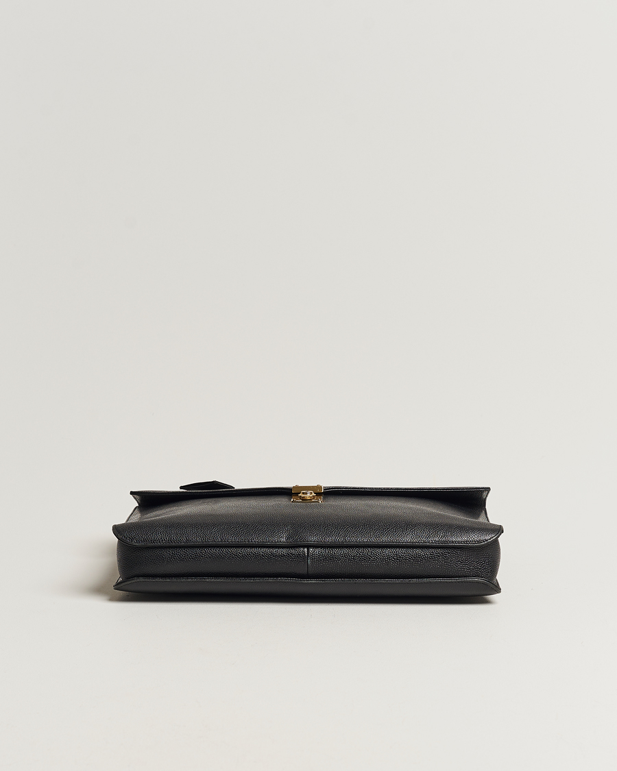 Herren | Chanel Pre-Owned Portfolio Briefcase Leather Black | Chanel Pre-Owned | Portfolio Briefcase Leather Black