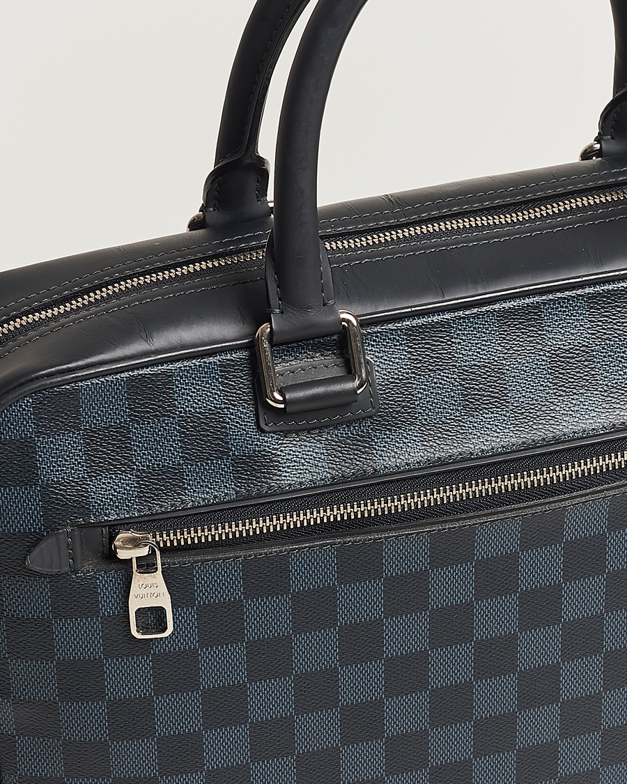 Herren | Louis Vuitton Pre-Owned Porte Documents Business Bag Damier Graphite | Louis Vuitton Pre-Owned | Porte Documents Business Bag Damier Graphite