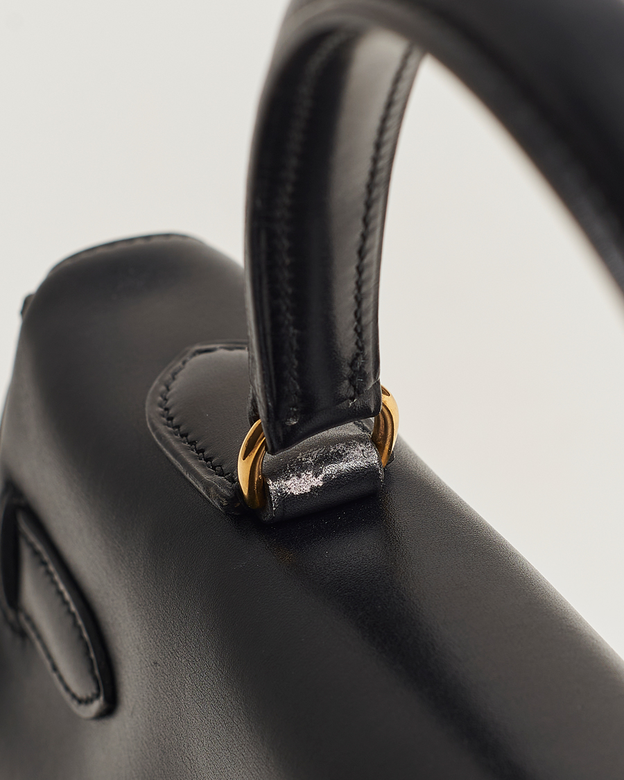 Herren | Hermès Pre-Owned Kelly 35 Handbag Black | Hermès Pre-Owned | Kelly 35 Handbag Black