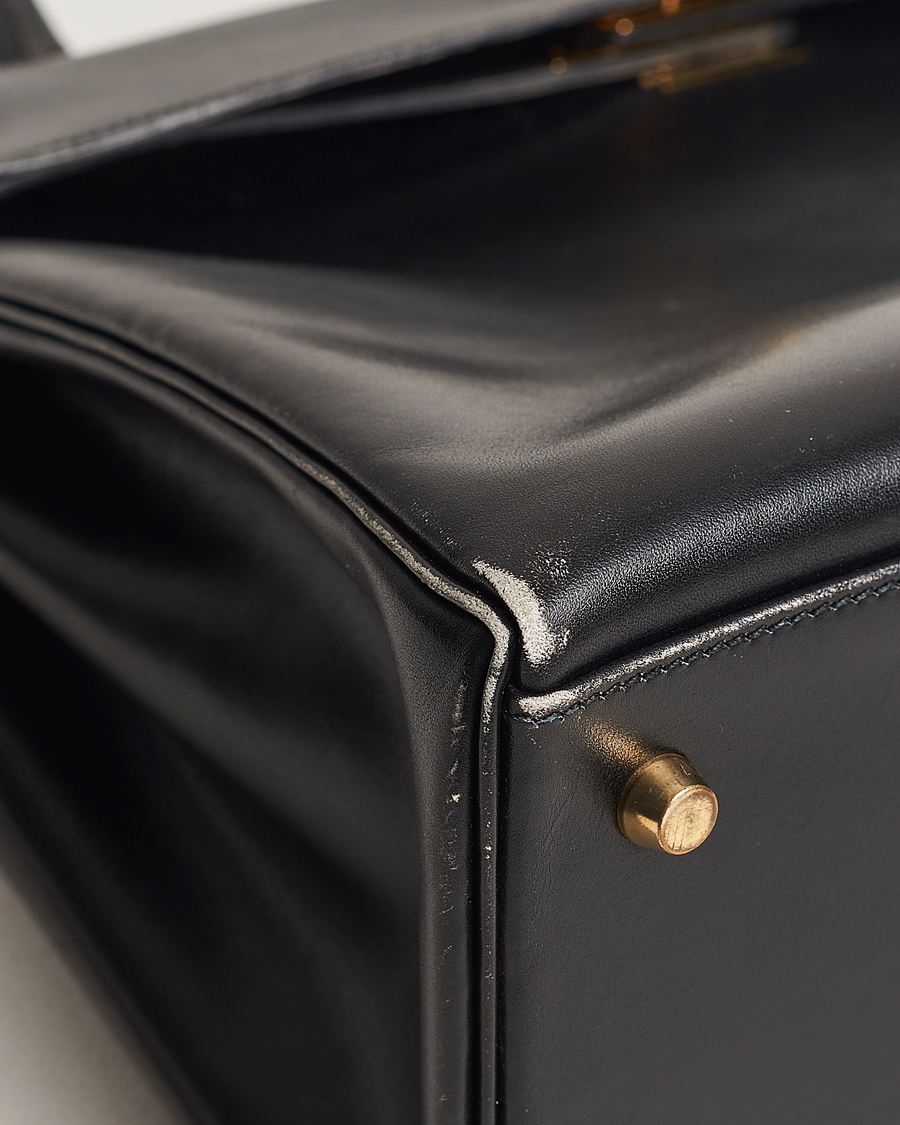 Herren | Hermès Pre-Owned Kelly 35 Handbag Black | Hermès Pre-Owned | Kelly 35 Handbag Black