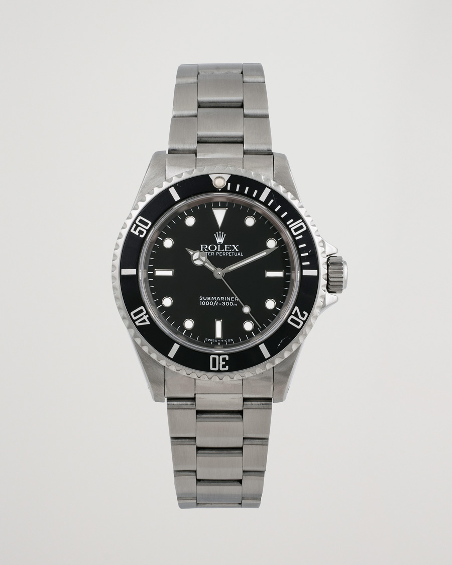 Herren | Rolex Pre-Owned Submariner 14060 Oyster Perpetual Silver | Rolex Pre-Owned | Submariner 14060 Oyster Perpetual Silver