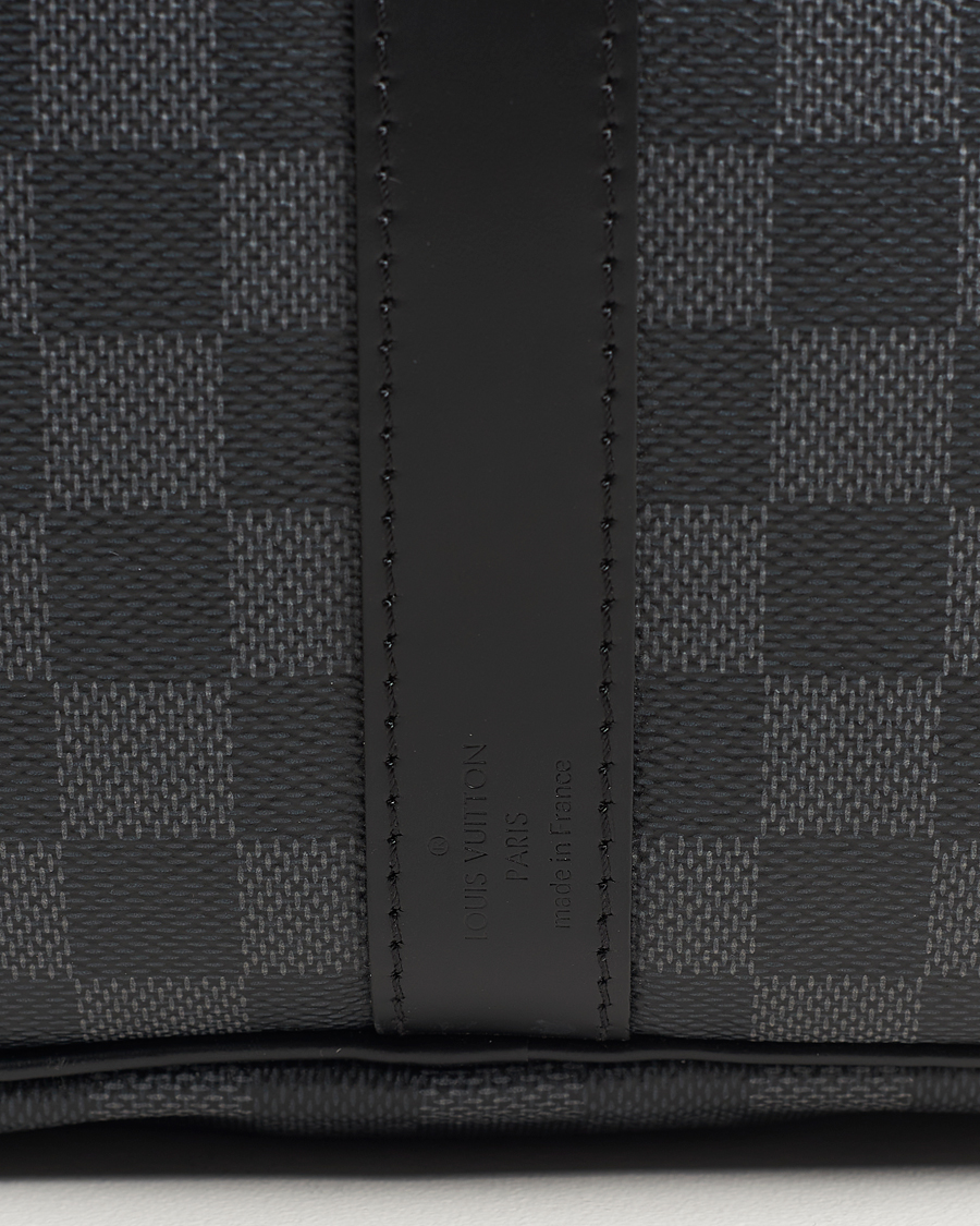 Herren | Louis Vuitton Pre-Owned Keepall Bandoulière 55 Damier Graphite | Louis Vuitton Pre-Owned | Keepall Bandoulière 55 Damier Graphite