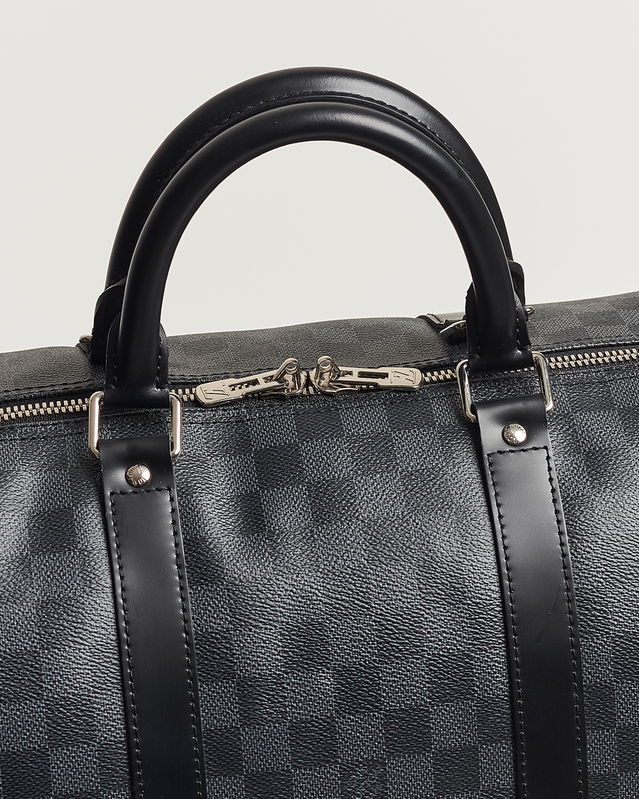 Herren | Louis Vuitton Pre-Owned Keepall Bandoulière 55 Damier Graphite | Louis Vuitton Pre-Owned | Keepall Bandoulière 55 Damier Graphite