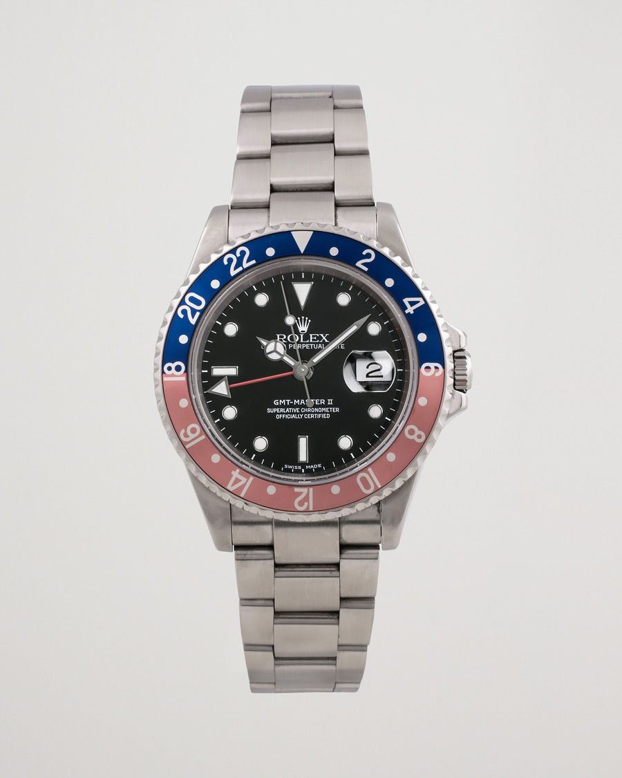 Herren | Rolex Pre-Owned GMT-Master II 16710 Silver | Rolex Pre-Owned | GMT-Master II 16710 Silver