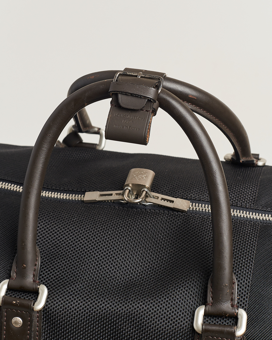 Herren | Louis Vuitton Pre-Owned Souverain Canvas Weekendbag Black | Louis Vuitton Pre-Owned | Souverain Canvas Weekendbag Black