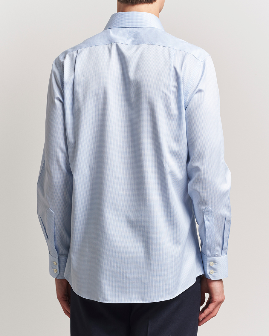 Herren | Hemden | Charles Tyrwhitt | Slim Fit Non Iron Puppytooth Shirt Sky Blue