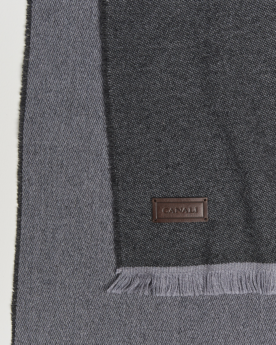 Herren |  | Canali | Wool/Cashmere Scarf Grey Melange