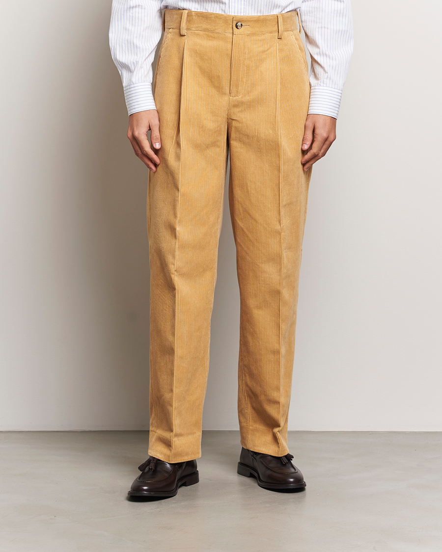 Herren |  | GANT 240 Mulberry Street | Corduroy Pants Mustard Grain