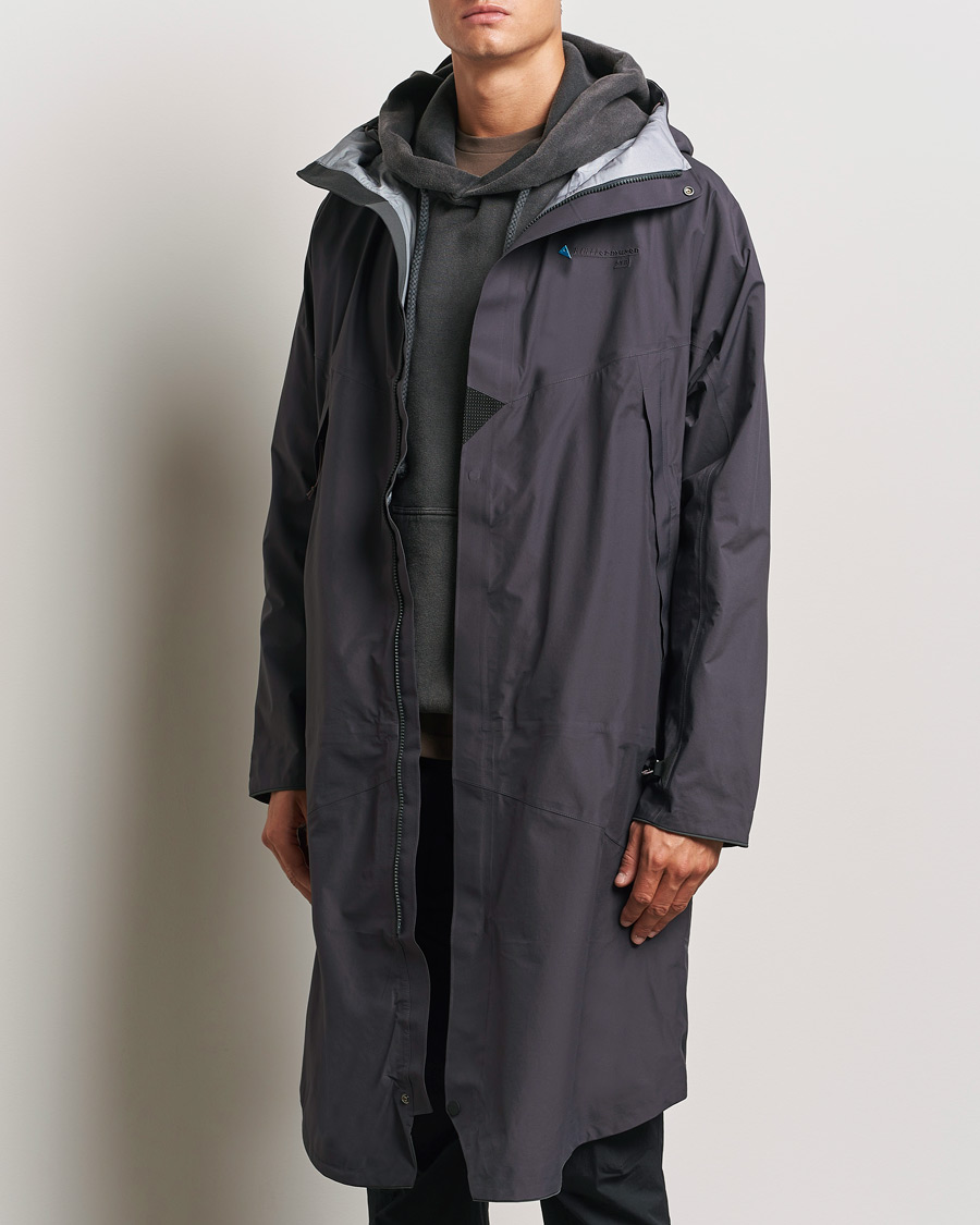 Herren | Zeitgemäße Jacken | Klättermusen | Syr Waterproof Hood Parka Raven