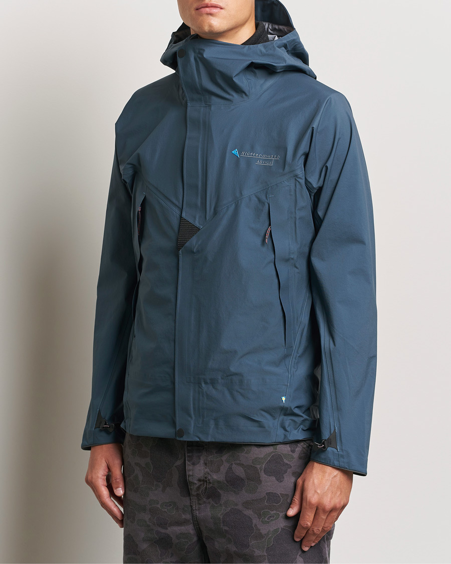 Herren | Zeitgemäße Jacken | Klättermusen | Asynja Lightweight Waterproof Jacket Midnight Blue