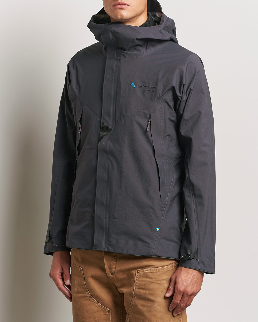 Herren | Funktionsjacken | Klättermusen | Asynja Lightweight Waterproof Jacket Raven