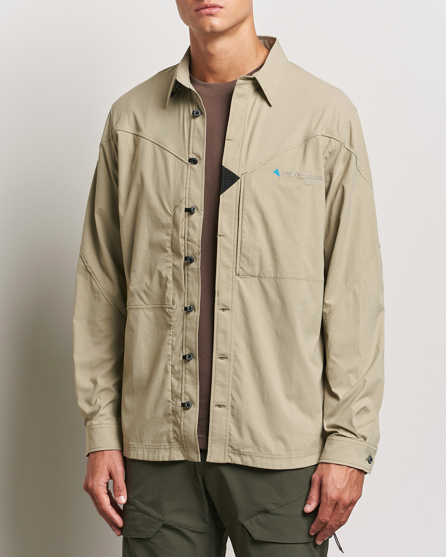 Herren | Active | Klättermusen | Garm Technical Outdoor Shirt Silver Green