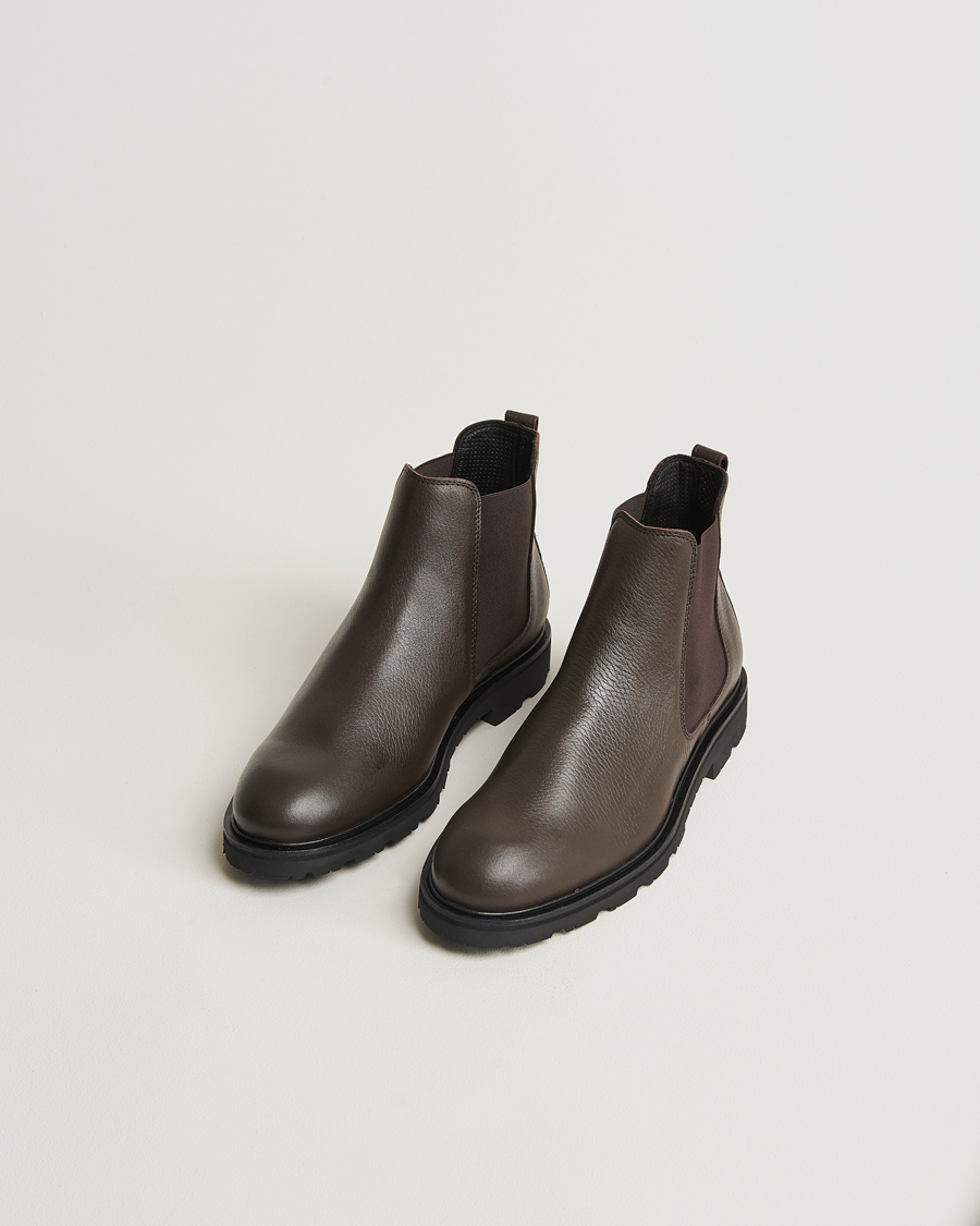 Herren | Boots | UBR | Thunder Chelsea Leather Boot Dark Brown