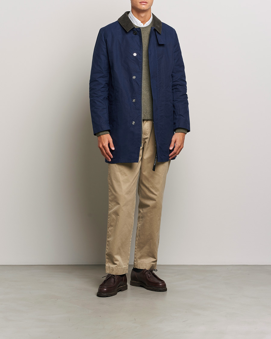 Herren | Jacken | Mackintosh | Norfolk Coat Navy