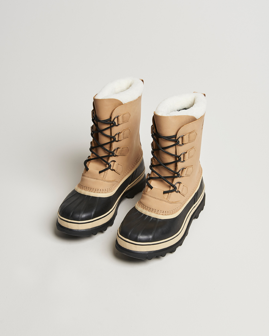 Herren | Boots | Sorel | Caribou WP Felt Lined Leather Boots Buff