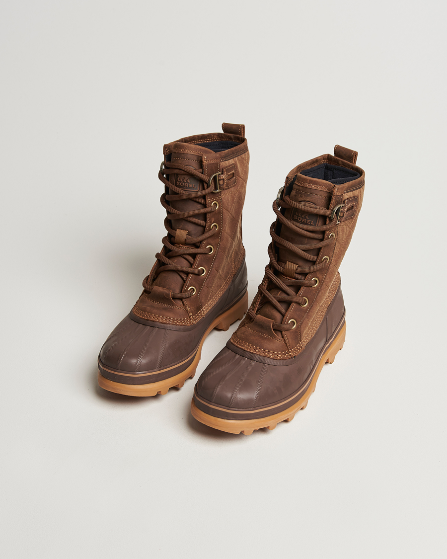 Herren | Wanderschuhe | Sorel | Caribou Royal WP Canvas Boots Velvet Tan