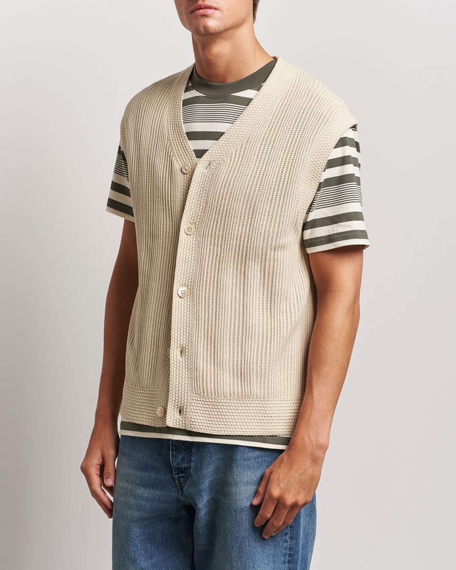 Herren |  | NN07 | Reece Knitted Vest Ecru