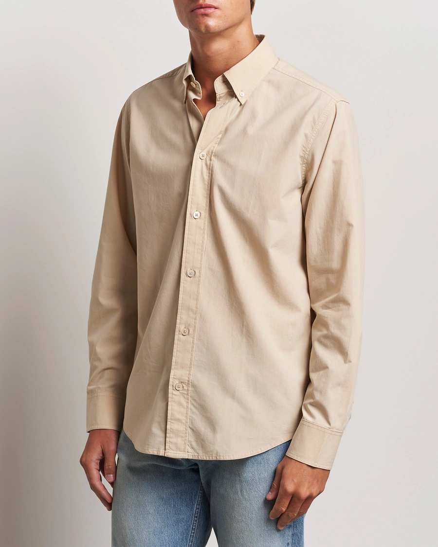 Herren |  | NN07 | Colby Lyocell/Cotton Button Down Shirt White Peppar