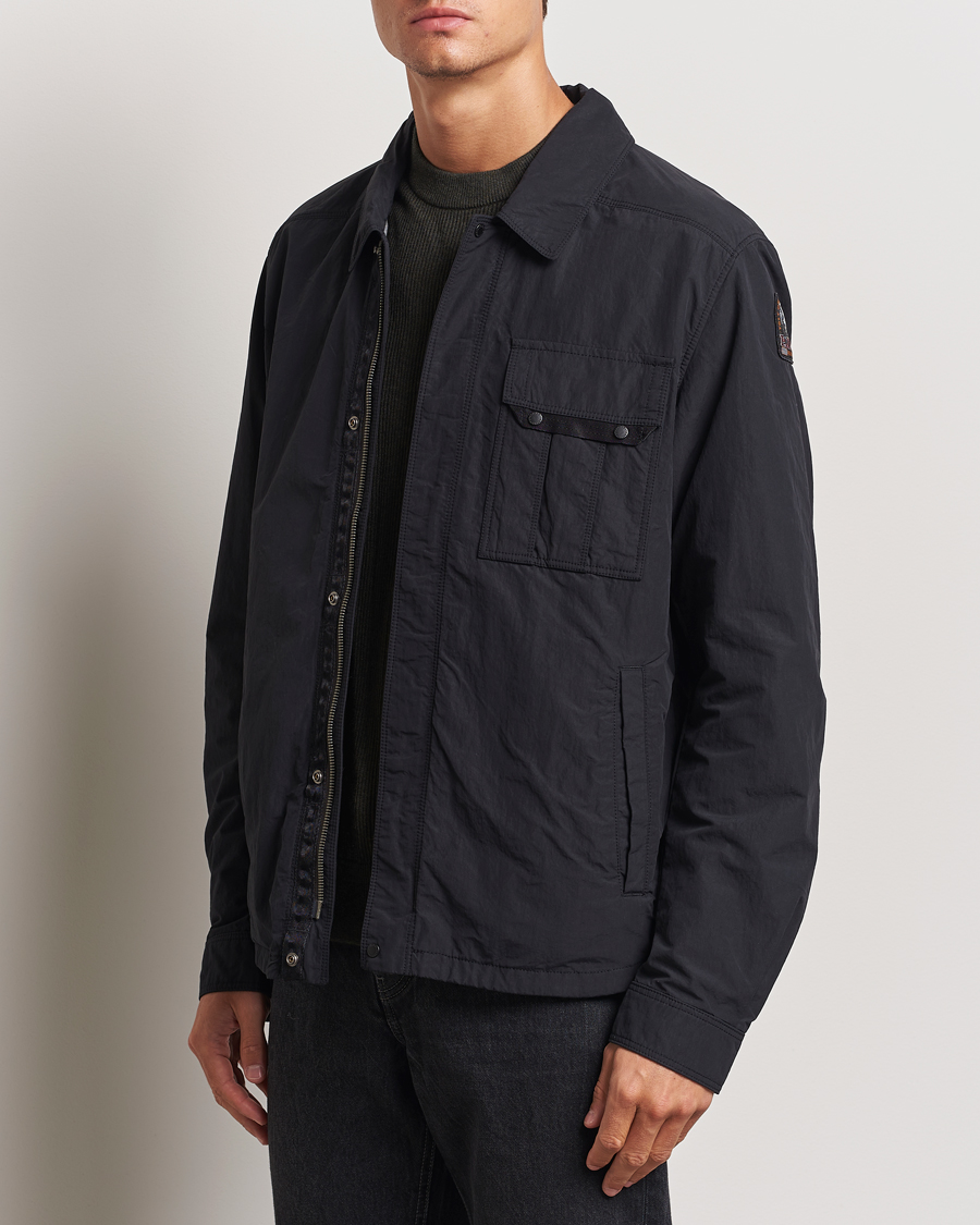 Herren |  | Parajumpers | Miura Peached Poplin Shirt Jacket Black