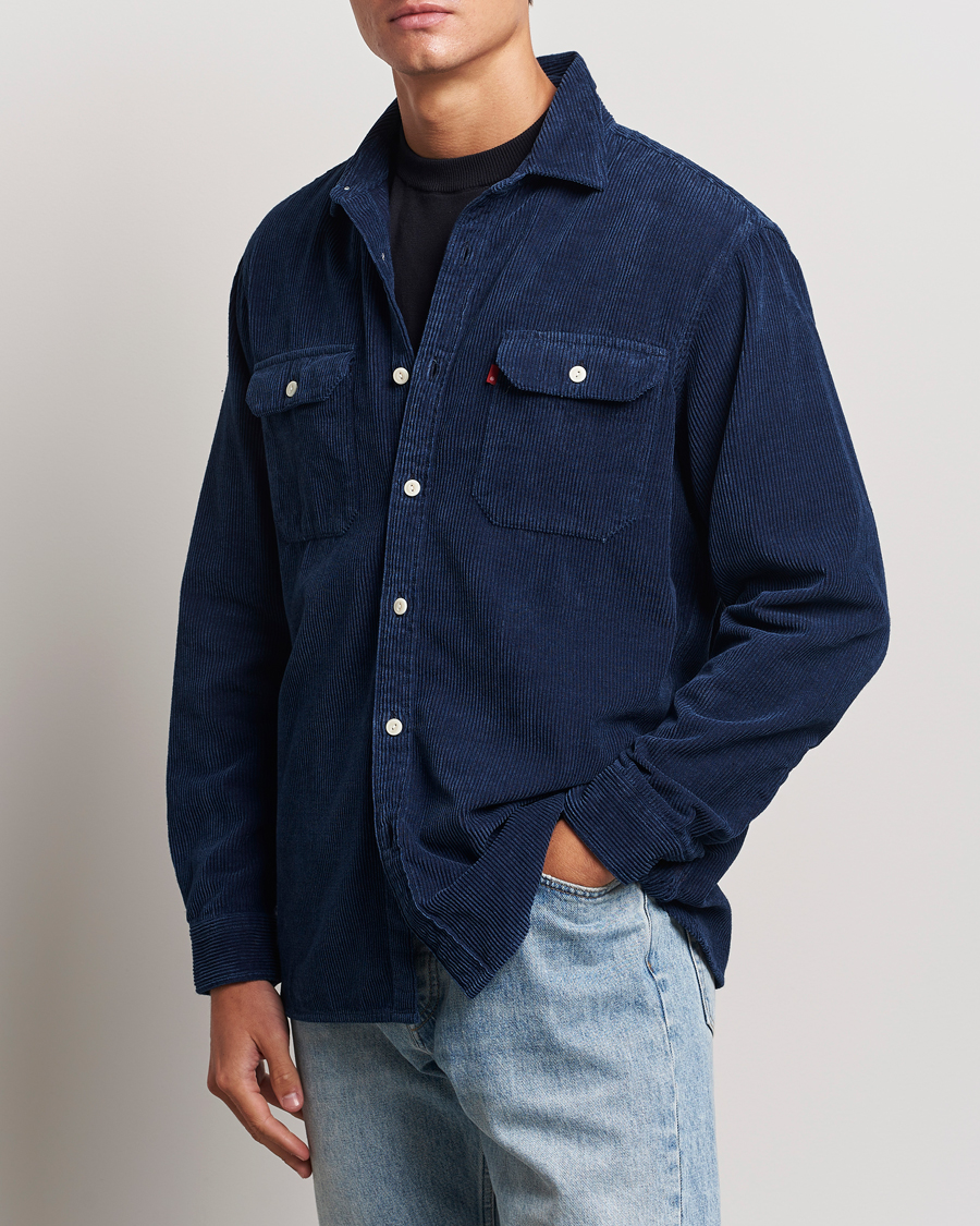 Herren |  | Levi\'s | Jackson Corduroy Worker Shirt Enzo Vintage Indigo