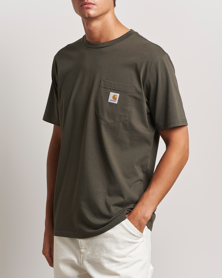 Herren | T-Shirts | Carhartt WIP | Pocket Cotton T-Shirt Mirage