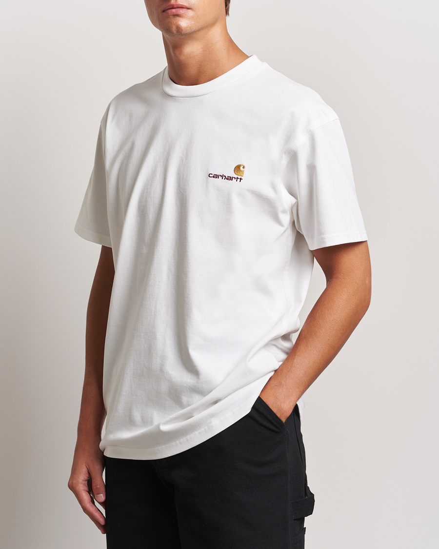 Herren | Kleidung | Carhartt WIP | American Script Short Sleeve T-Shirt White