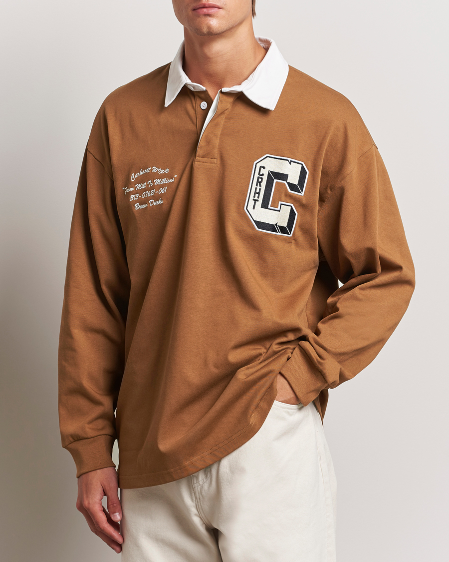 Herren | Pullover | Carhartt WIP | Brown Ducks Rugby Shirt Hamilton Brown