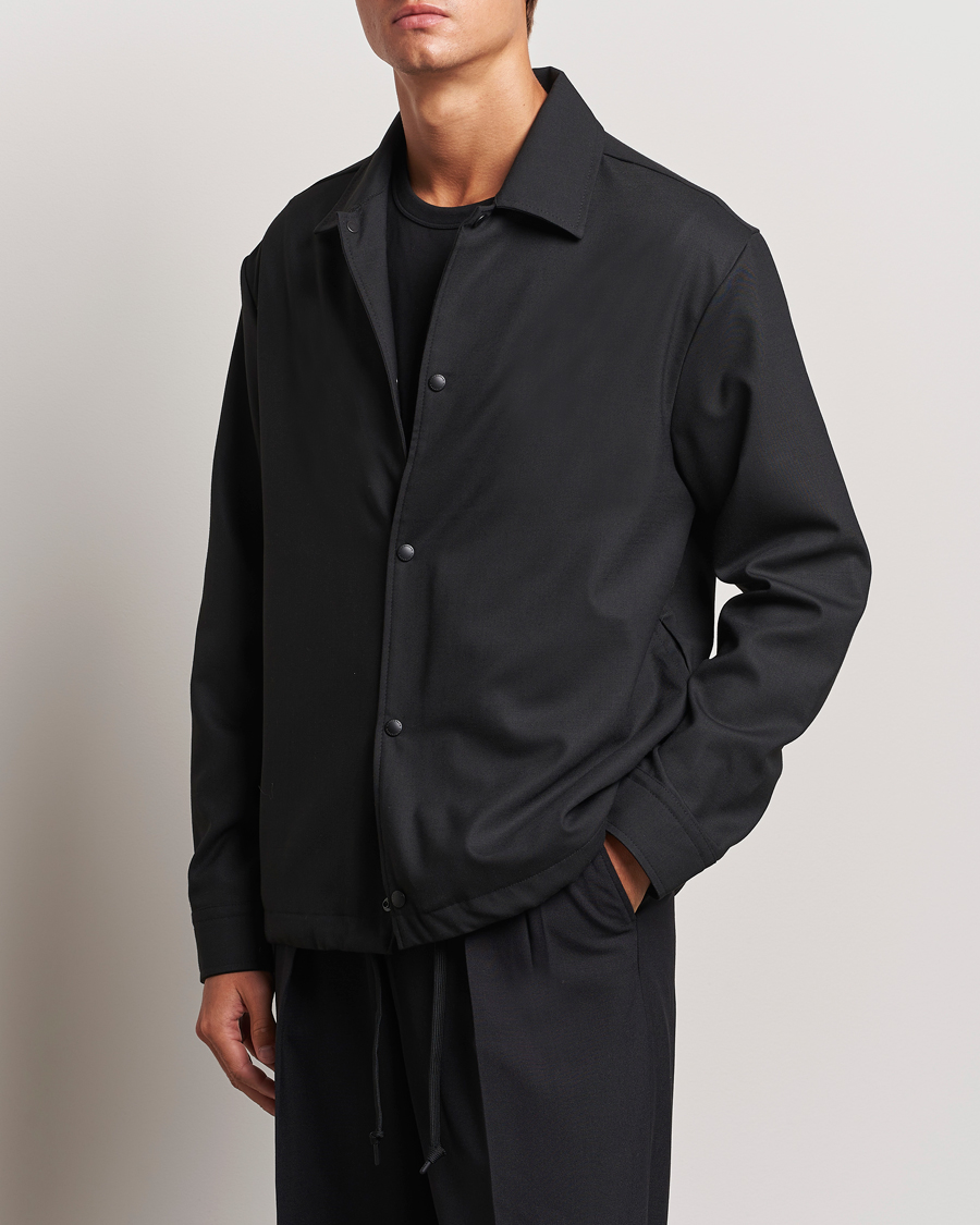 Herren | Business & Beyond - Casual | J.Lindeberg | Celian Coach Overshirt Black