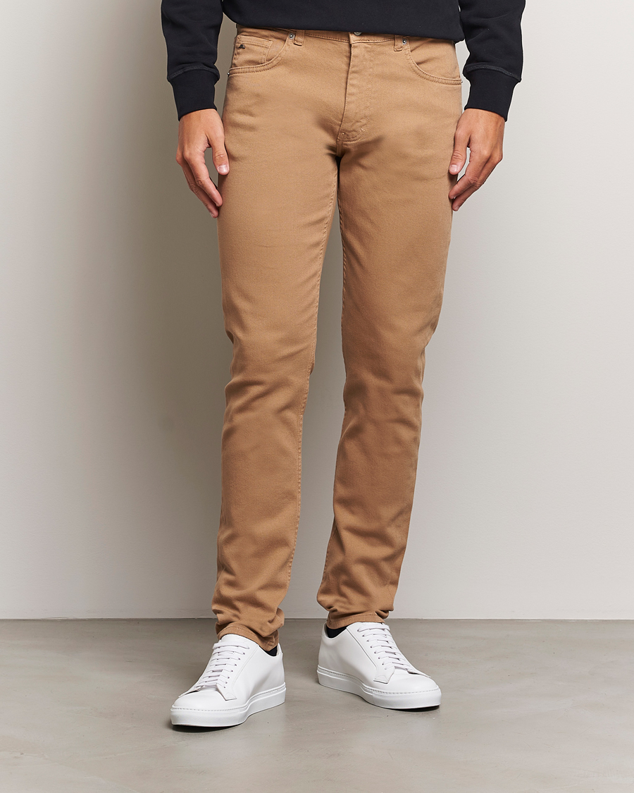 Herren |  | J.Lindeberg | Jay Solid Twill Stretch Jeans Tiger Brown