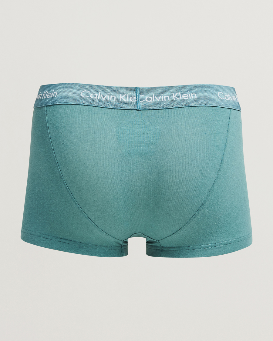 Herren |  | Calvin Klein | Cotton Stretch 3-Pack Low Rise Trunk Black/Grey/Green