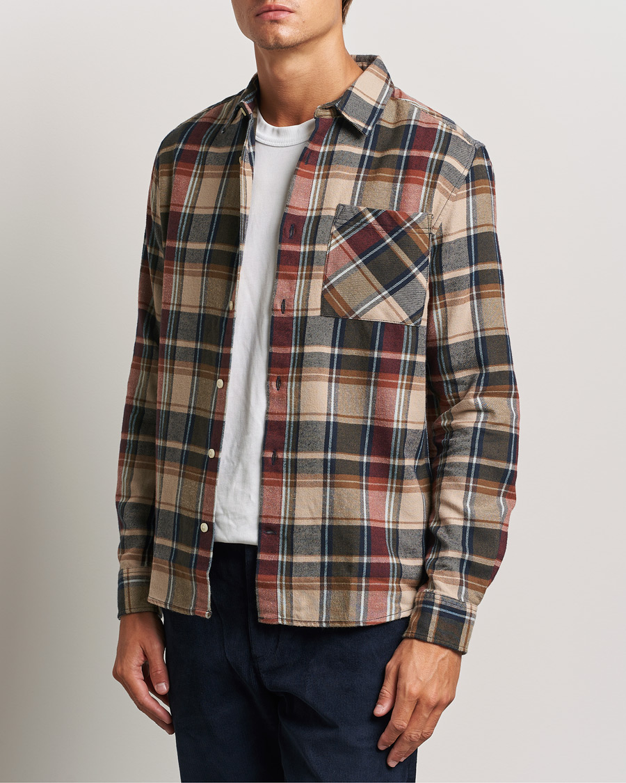 Herren |  | KnowledgeCotton Apparel | Regular Checked Flannel Shirt Multi