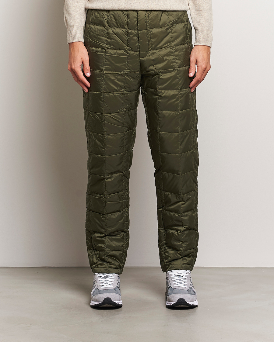 Herren |  | TAION | Regular Straight Down Pants Dark Olive