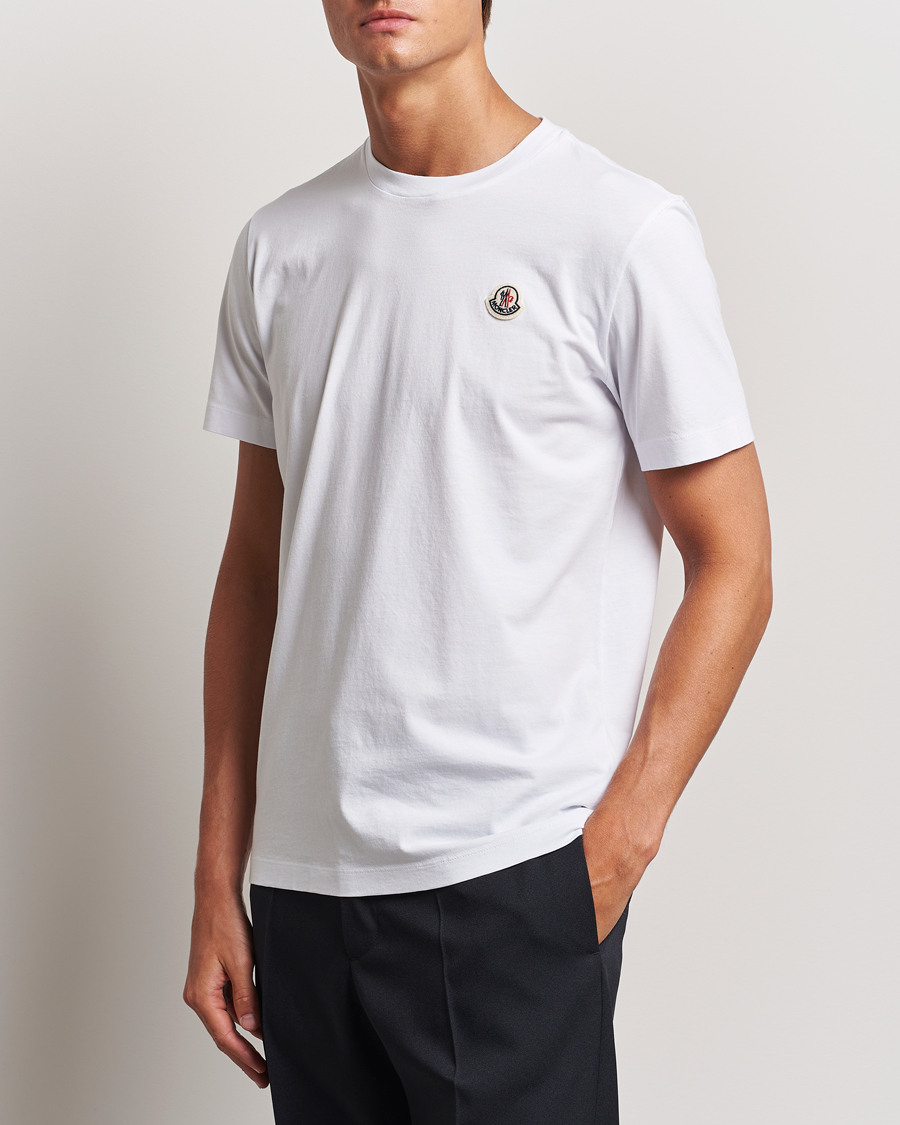 Herren | Moncler | Moncler | 3-Pack Logo T-Shirt White/Grey/Black