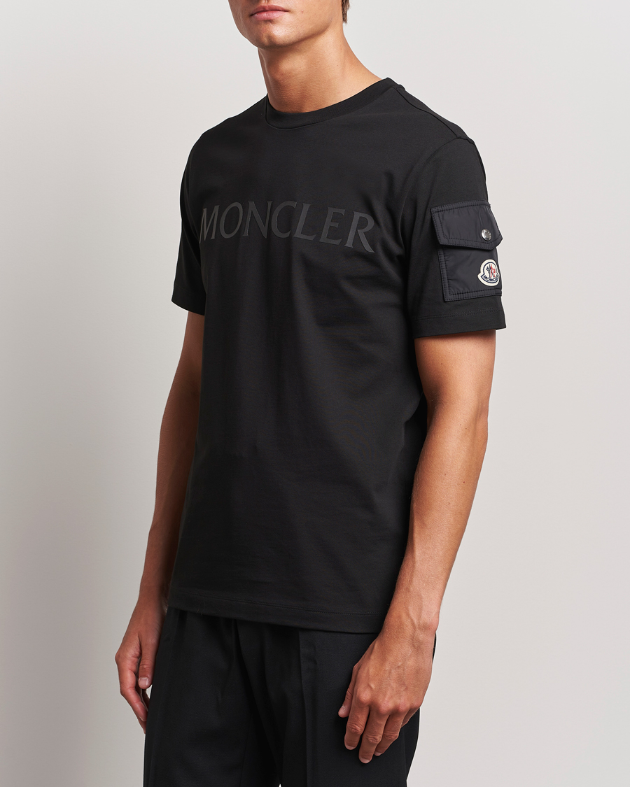Herren |  | Moncler | Sleeve Pocket T-Shirt Black