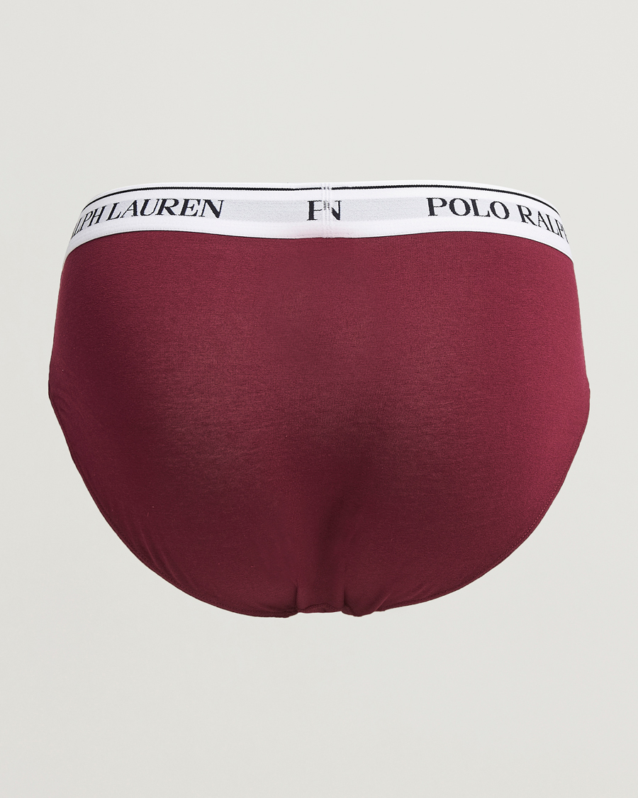 Herren |  | Polo Ralph Lauren | 3-Pack Brief Damson Red/Black/Fairway Green