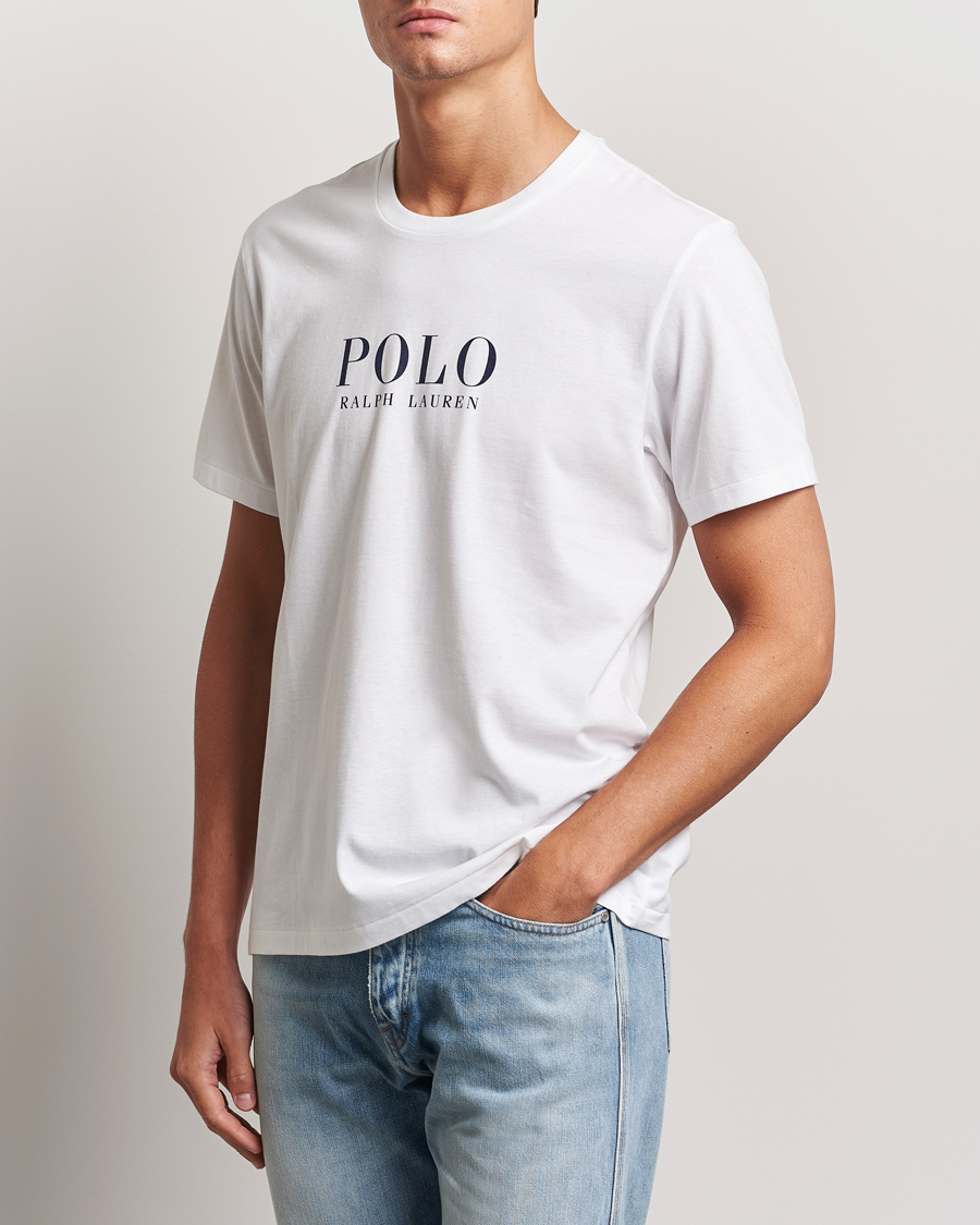 Herren |  | Polo Ralph Lauren | Logo Cotton Jersey Sleep T-Shirt White