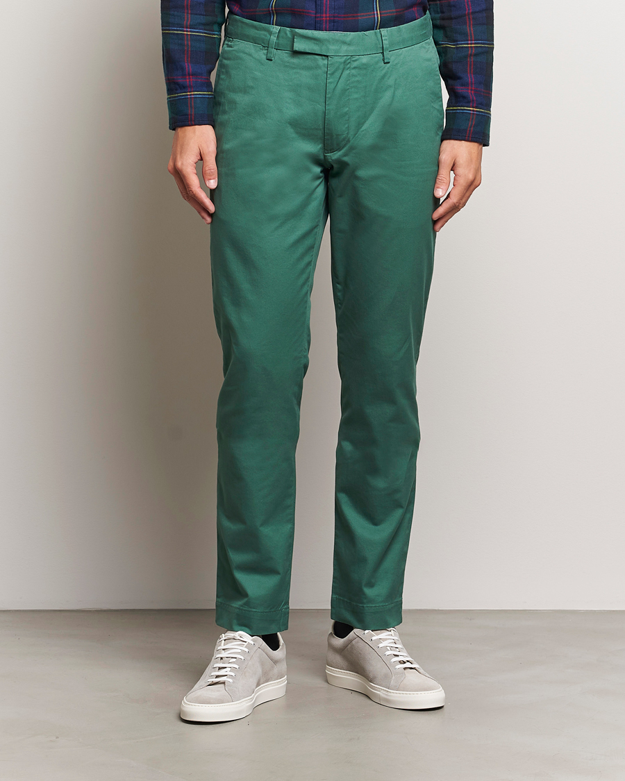 Herren |  | Polo Ralph Lauren | Slim Fit Stretch Chinos Washed Forest