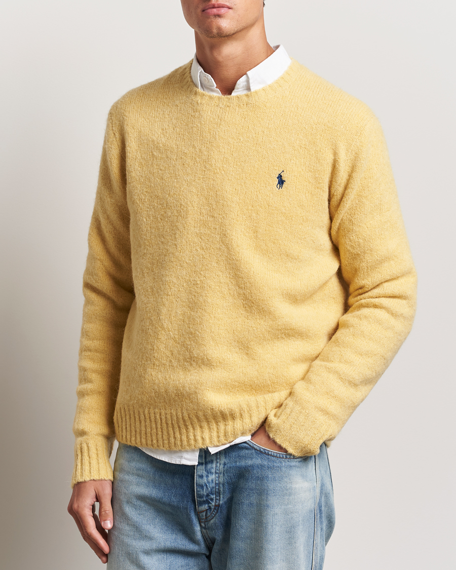 Herren |  | Polo Ralph Lauren | Alpaca Crew Neck Sweater Shetland Yellow