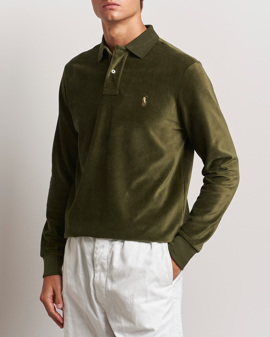 Herren |  | Polo Ralph Lauren | Corduroy Long Sleeve Polo Dark Loden