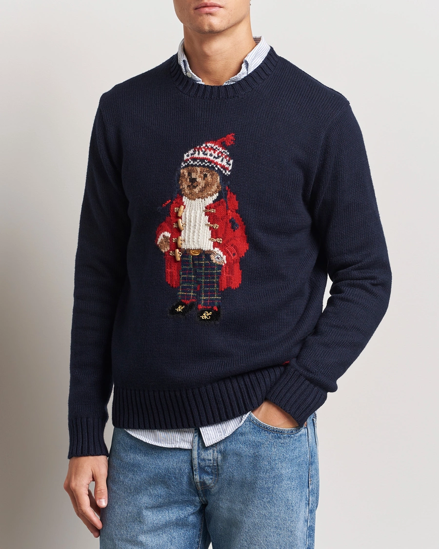 Herren |  | Polo Ralph Lauren | Holiday Bear Sweater RL Navy