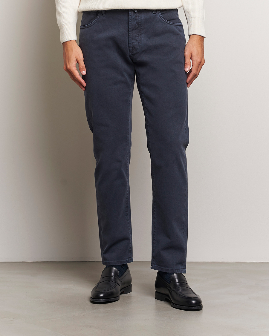 Herren |  | Incotex | 5-Pocket Bull Denim Pants Navy