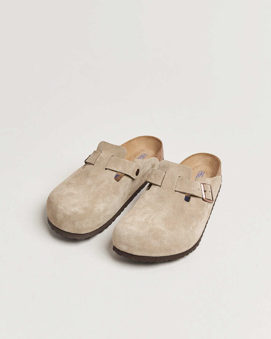 Herren |  | BIRKENSTOCK | Boston Soft Footbed Taupe Suede