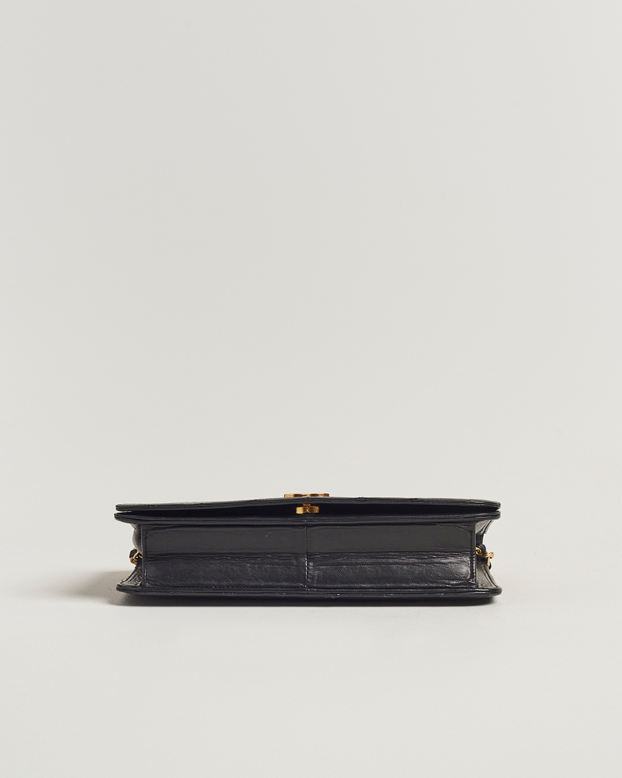 Herren | Chanel Pre-Owned Single Full Flap Bag Black Lambskin | Chanel Pre-Owned | Single Full Flap Bag Black Lambskin