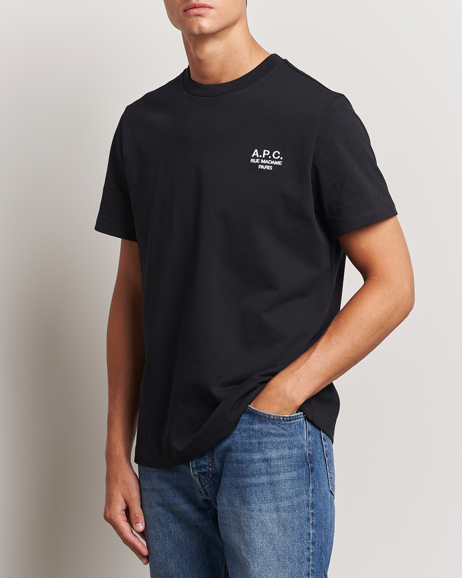 Herren | T-Shirts | A.P.C. | Rue Madame T-Shirt Black