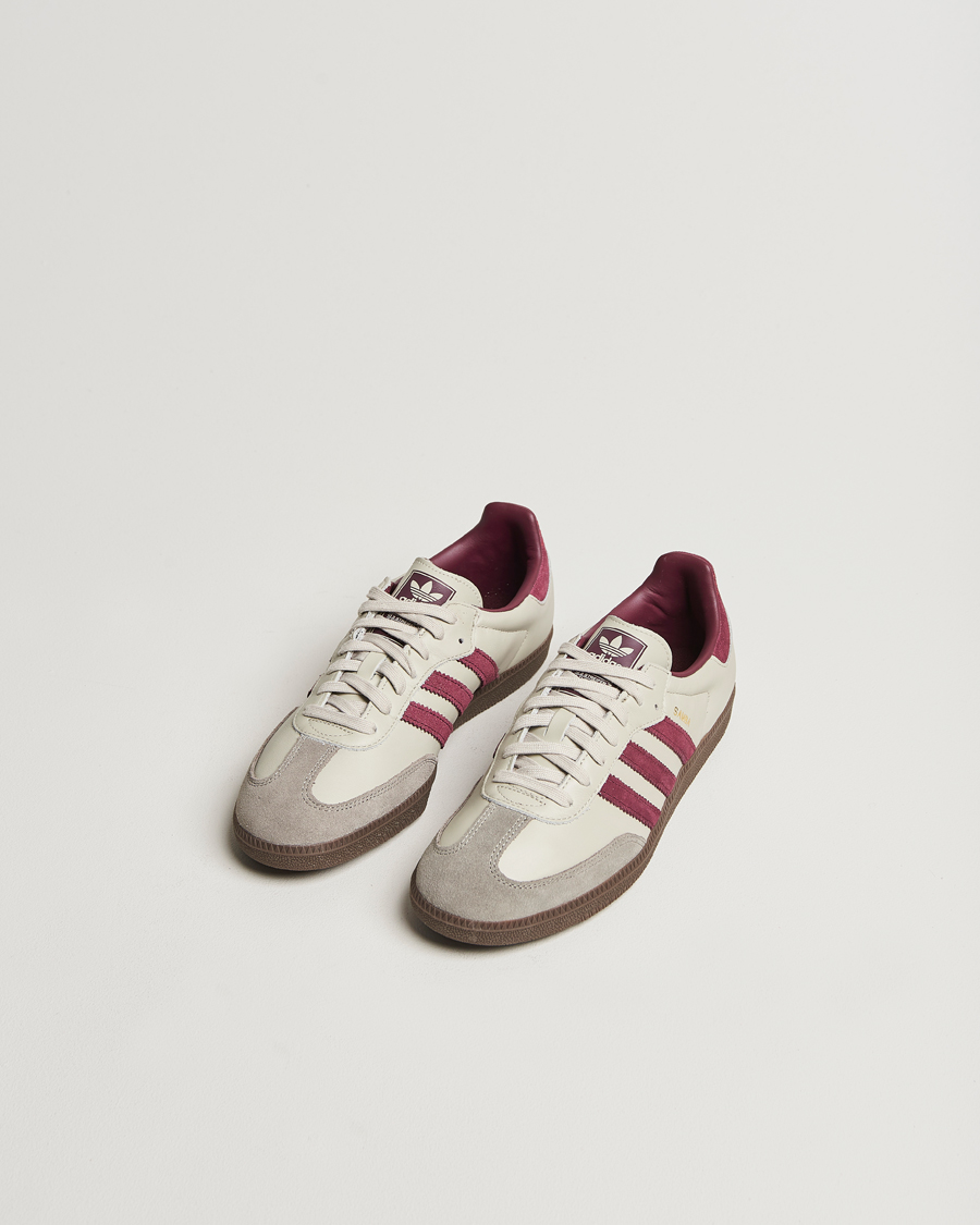 Herren | Sneaker | adidas Originals | Samba Original Sneaker Beige/Wine