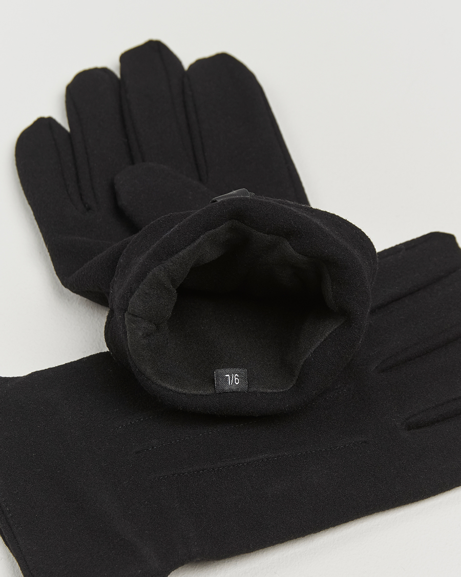 Herren | Handschuhe | Amanda Christensen | Lined Wool Gloves Black