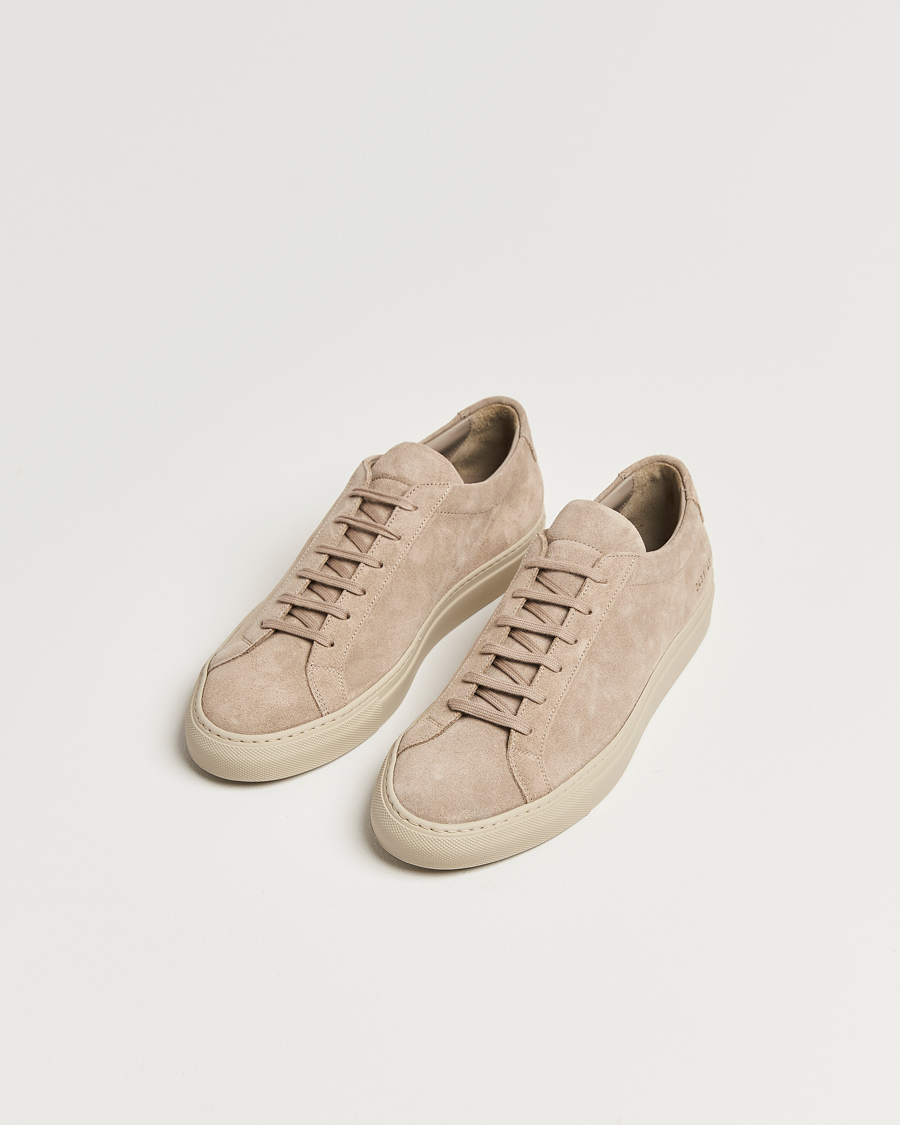 Herren |  | Common Projects | Original Achilles Suede Sneaker Taupe